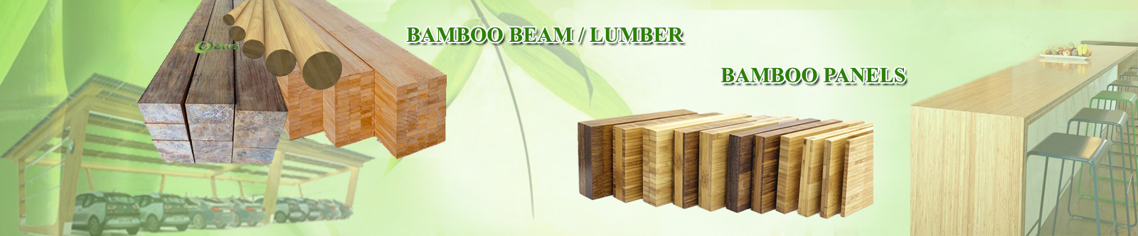 Bamboo Beams & Lumber