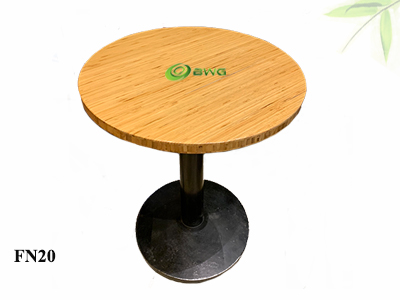 Eco-friendly Bamboo Round Coffee Cafe Table Tops from Vietnam